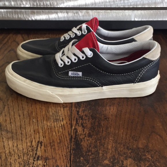 Vans Off The Wall Leather Men’s Size 8 - Picture 2 of 8